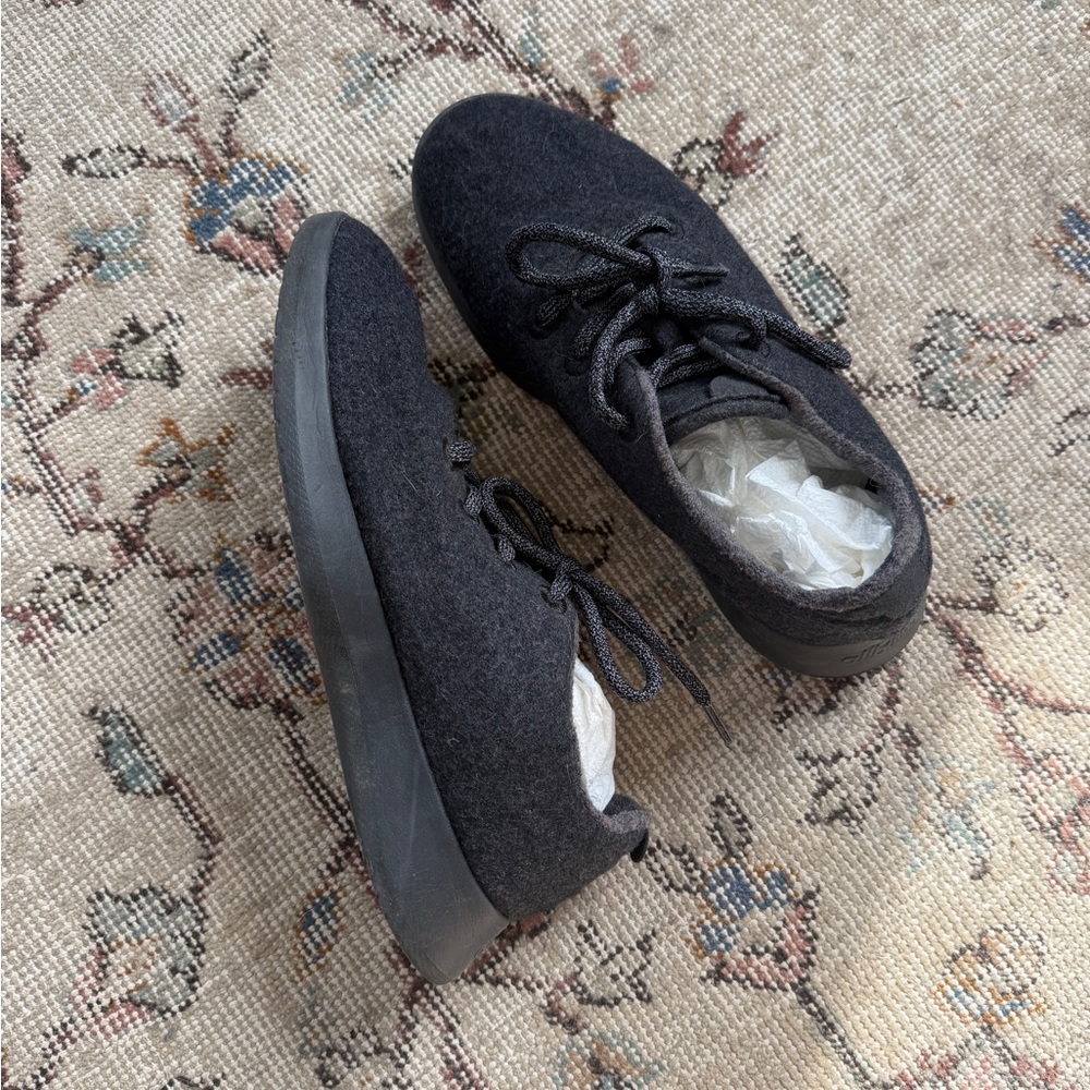 All bird wool sneakers black